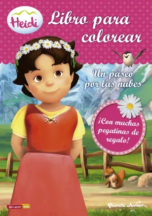 Heidi. Un Paseo por las Nubes. Libro para Colorear