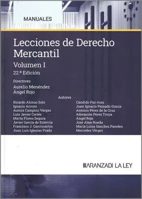 Lecciones de Derecho Mercantil Volumen I
