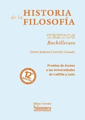 Historia de la Filosofia. Textos. Bachillerato