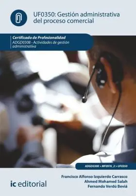 Gestión Administrativa del Proceso Comercial. Adgd0308 - Actividades de Gestión