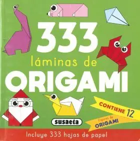 333 Laminas de Origami Verde