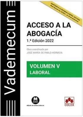 Vademecum Acceso a la Abogacía. Volumen V. Parte Específica Labor