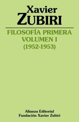 Filosofia Primera (1952-1953)