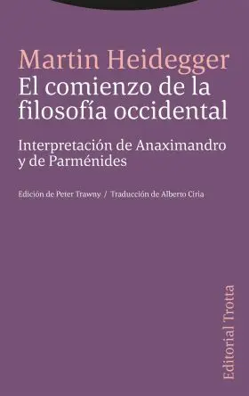 El Comienzo de la Filosofia Occidental