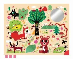 Mi Tapiz de Juego de los Animales del Bosque