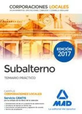 Subalternos de Corporaciones Locales. Temario Prac