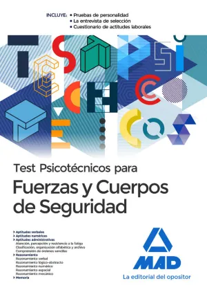 017 Test Psicotecnicos para Fuerzas y Cuerpos de S