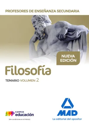 Profesores de Enseñanza Secundaria Filosofia Temar