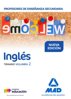 Profesores de Enseñanza Secundaria Ingles Temario