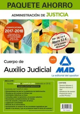 Auxilio Judicial Pack 2017-18
