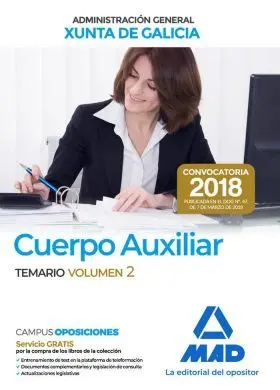 Temario Vol. 2 Cuerpo Auxiliar Xunta de Galicia