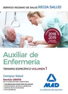 Auxiliar de Enfermeria del Servicio Riojano de Sal