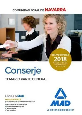 Conserje de la Comunidad Foral de Navarra. Temario