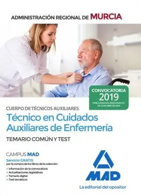 Cuerpo de Tecnicos Auxiliares, Opcion Cuidados Aux