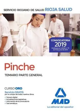 Pinches del Servicio Riojano de Salud. Temario Parte General