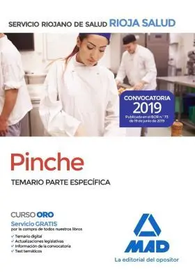 Pinches del Servicio Riojano de Salud. Temario Parte Especifica