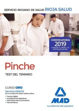 Pinches del Servicio Riojano de Salud. Test del Temario