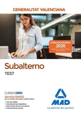 Subalterno de la Generalitat Valenciana. Test
