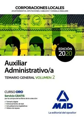 Auxiliar Administrativo de Corporaciones Locales.
