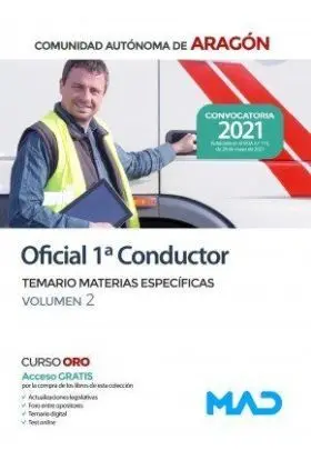 Oficial Conductor 1ª Temario Materias Especificas