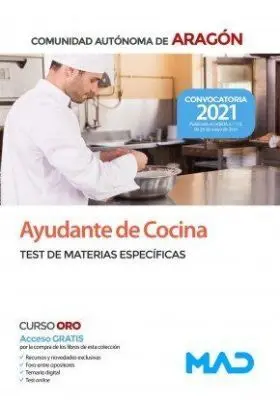 Ayudante de Cocina Comunidad Autonoma de Aragon. T