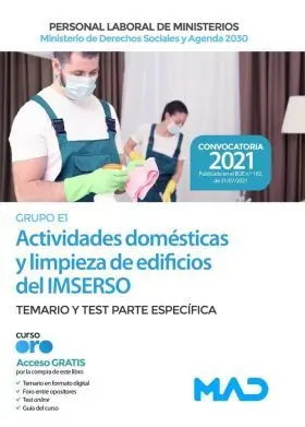 Actividades Domesticas y Limpiezas de Edificios del Imserso