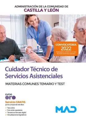 Cuidador Tecm. Servicios Asistenciales Cyl Temario y Test