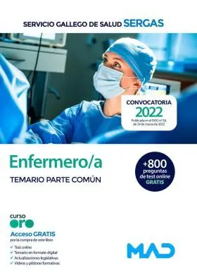 Enfermero Sergas. Temario Parte Comun