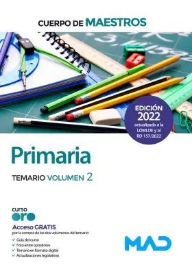 Cuerpo de Maestros Primaria Temario Vol. 2