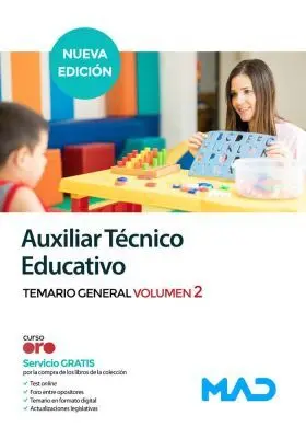 Auxiliar Tecnico Educativo Temario General Vol 2 2022