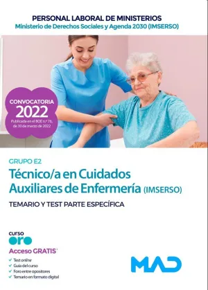 Temariotest Parte Especifica Tecnicoa Cuidados Auxiliares Enfermeria