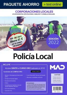 Paquete Ahorro Policia Local