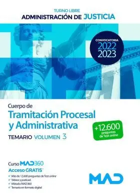 Temario Iii Tramitacion Procesal y Administrativa Administracion Justicia