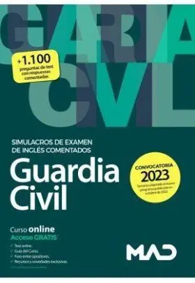 023 Guardia Civil Simulacros de Examen de Ingles Comentados