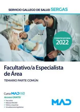Facultativo Especialista de Area Sergas Temario Parte Comun 2022