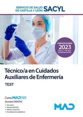 Tecnico en Cuidados Auxiliares Enfermeria Test Sacyl