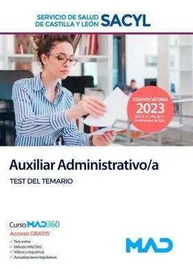 Test Auxiliar Administrativo Sacyl 2023