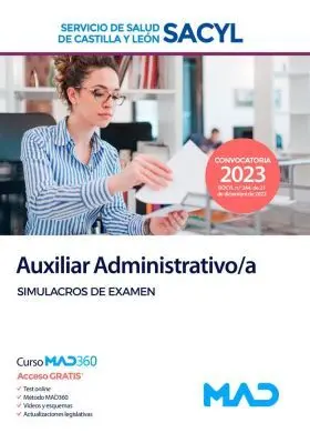 Auxiliar Administrativo Sacyl. Simulacros Examen