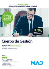 Cuerpo Gestion Administracion Civil Estado Volumen 2