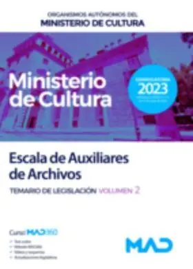 Escala de Auxiliares de Archivos de Organismos Autónomos del Ministerio de Cultu