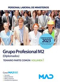 Personal Laboral de Ministerios Grupo Profesional M2 Diplomados Temario Parte Co