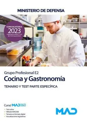 Cocina y Gastronomía (Grupo Profesional E2)