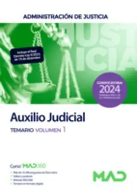Temario I Auxilio Judicial Administracion de Justicia
