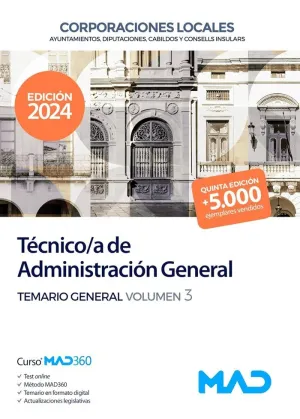 024 T3 Tecnico Administracion General Corporaciones Locales
