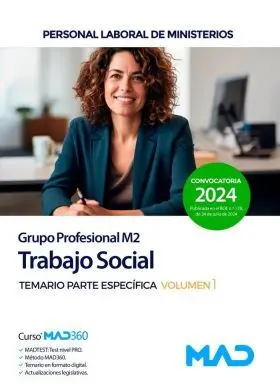 Temario Parte Especifica I Trabajo Social Grupo Profesional M2 Personal Laboral
