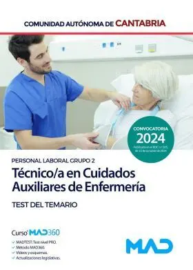 Tecnicoa Auxiliares Enfermeria Cantabria Test Temario