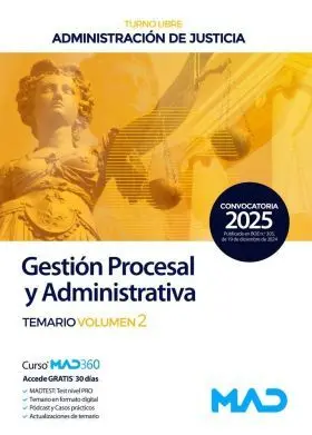 Cuerpo de Gestión Procesal y Administrativa (Turno Libre) Administración de Just