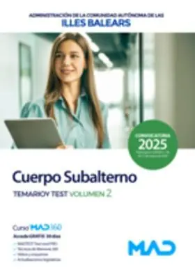 Caib Subalterno 2025 Temario y Test 2
