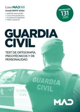 Guardia Civil Promocion 131 Test de Ortografia Psicotecnicos y de Personalidad
