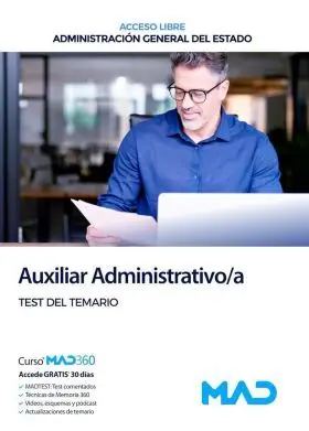 Auxiliar Administrativoa Administración General del Estado. Acceso Libre. Convo